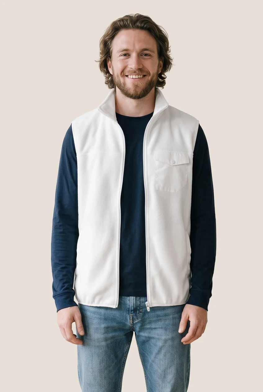 Veste polaire sans manches
