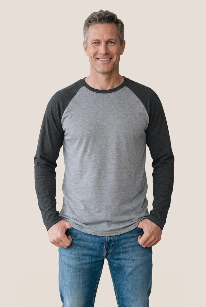 T-shirt raglan manches longues