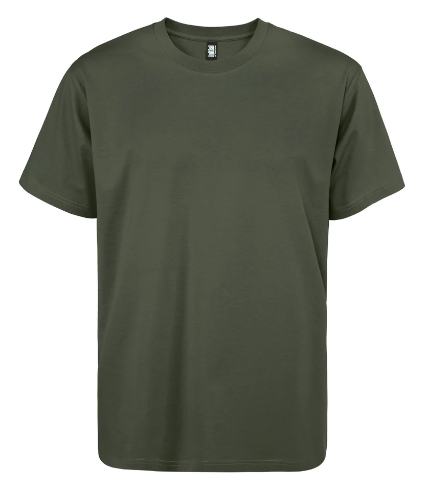 Oversized Crewneck T-Shirt - Olive Green
