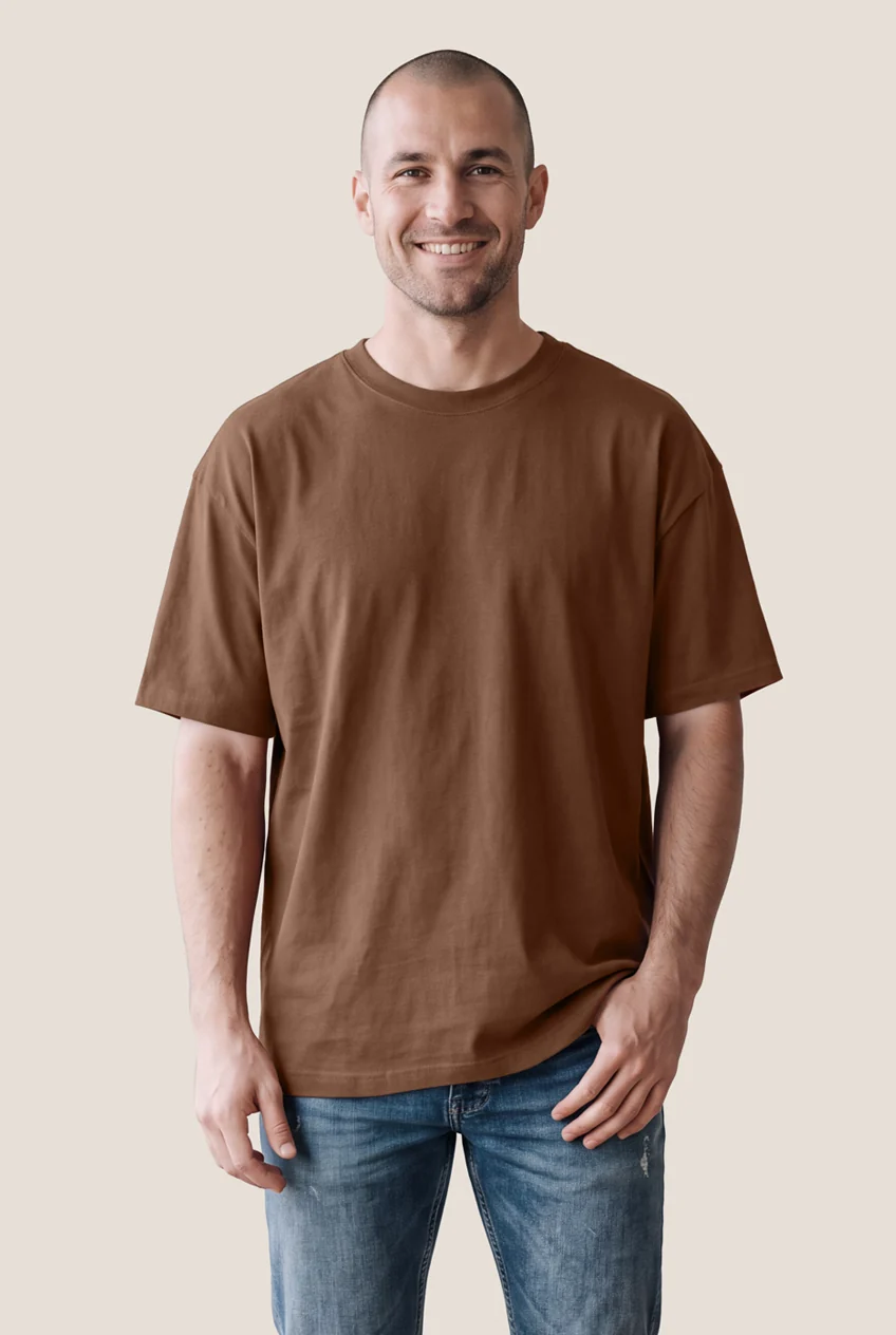T-shirt col rond coupe ample