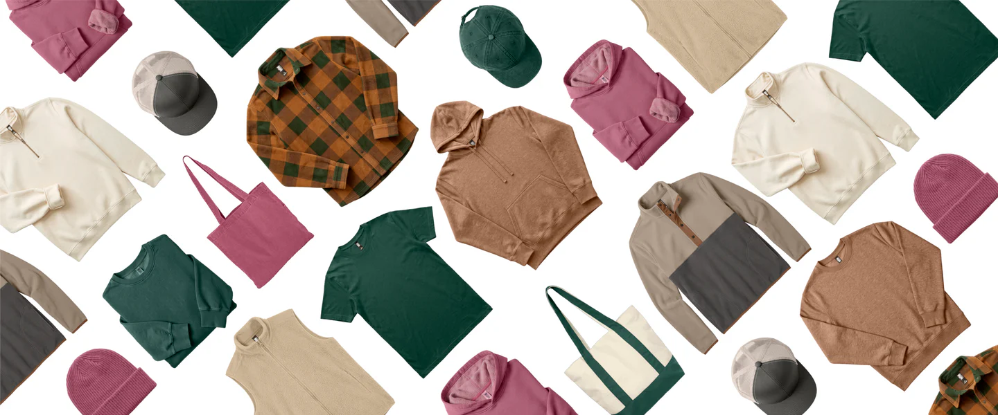 Initial apparel banner