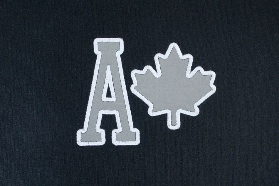 Appliqué de vinyle réfléchissant avec finition satin