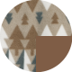 Fir pattern sand / Coffee