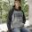 100508U - Unisex hooded and raglan sleeve sweatshirt