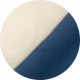 Ivoire / Bleu minuit